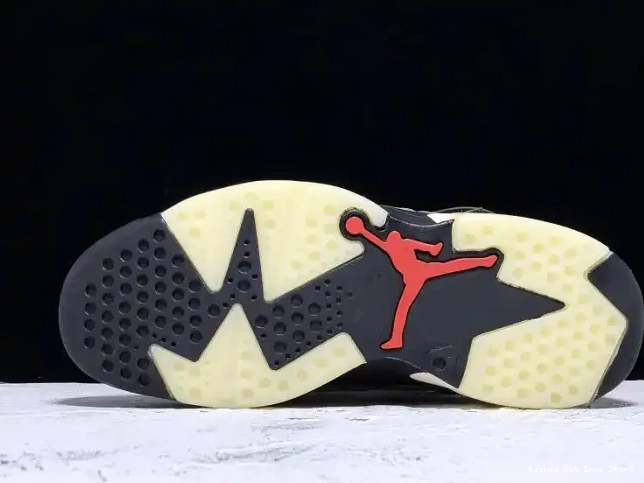Kick Theory Scott Air Olive Jordan 6 x Travis Medium CN1084-200 0518
